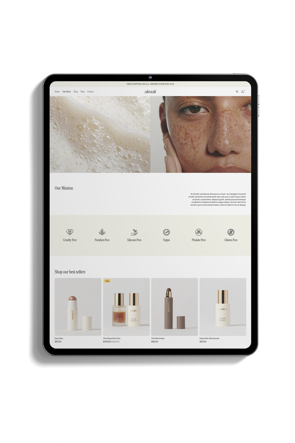 Almafi Shopify Template