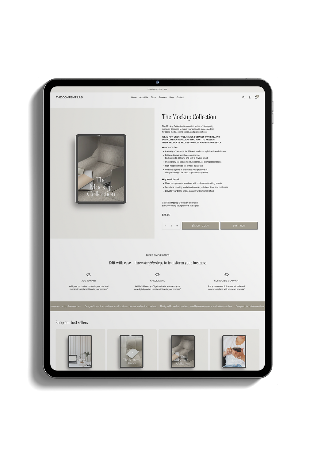 The Content Lab Shopify Template